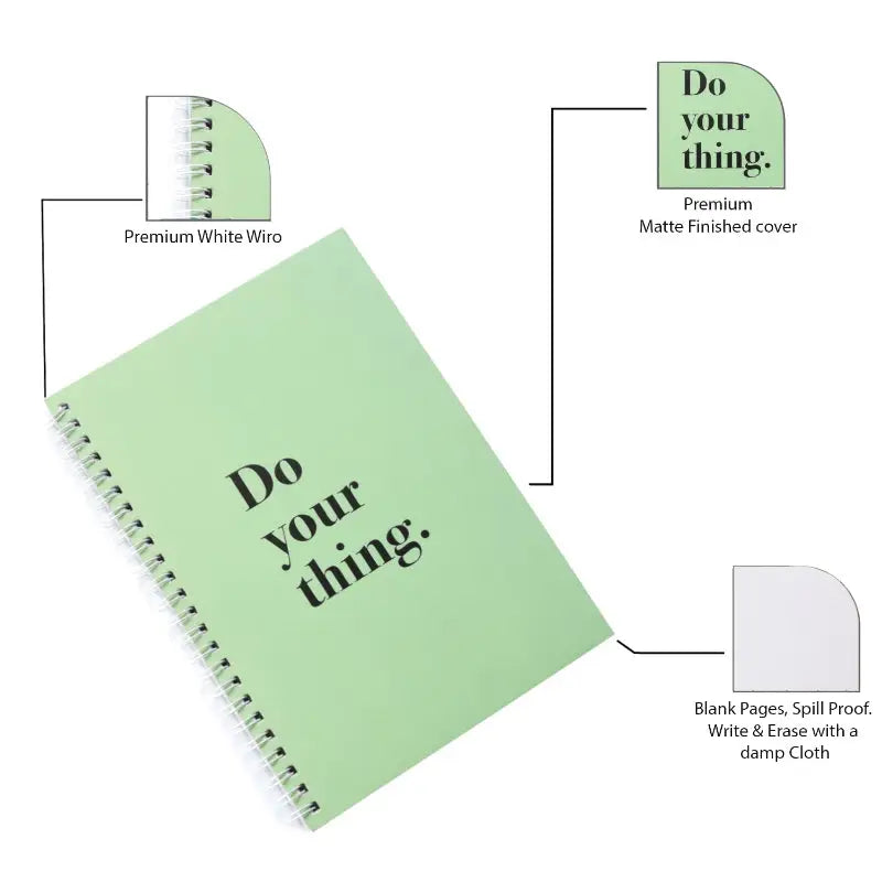 Rewriteable Notebook Do Your Thing
