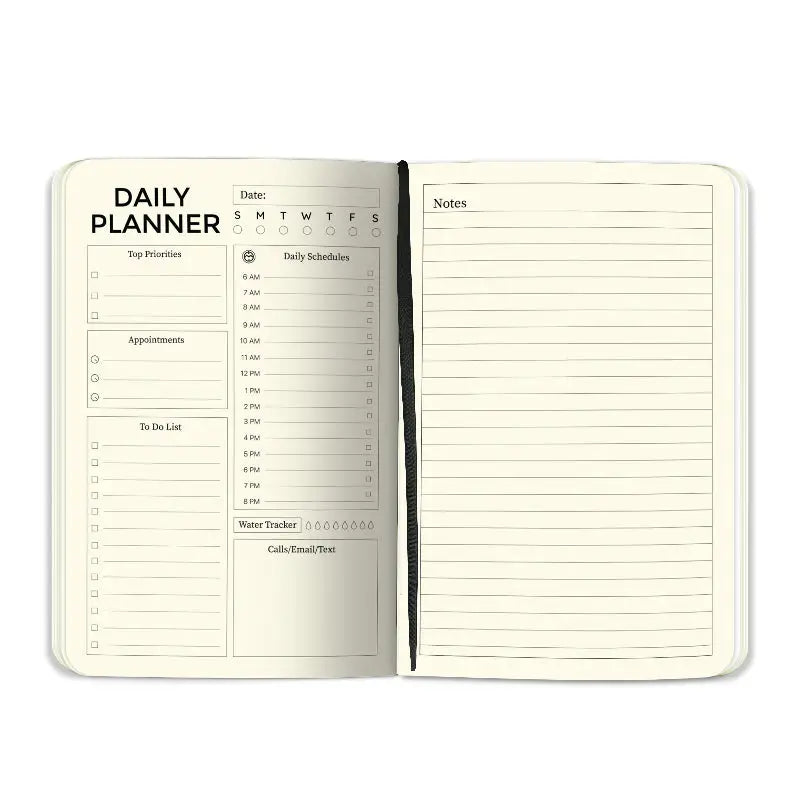 A5 Size Executive Daily Planner | Red