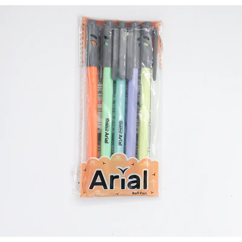 Goldex Arial Ball Pen Colour Blue - Pack of 5 - ball pen