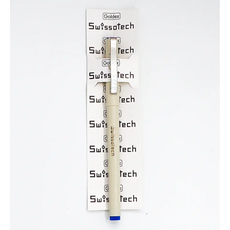 Goldex Swissotech Gel Pen Blue Ink - Gel Pen