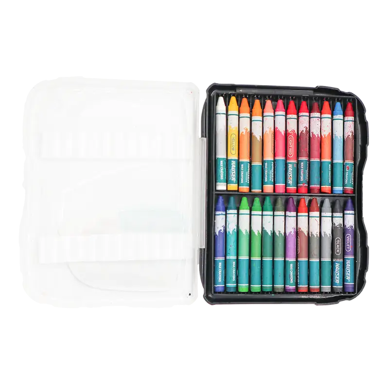 Hauser Artz Wax Crayons - 24 Shades - Wax Crayons