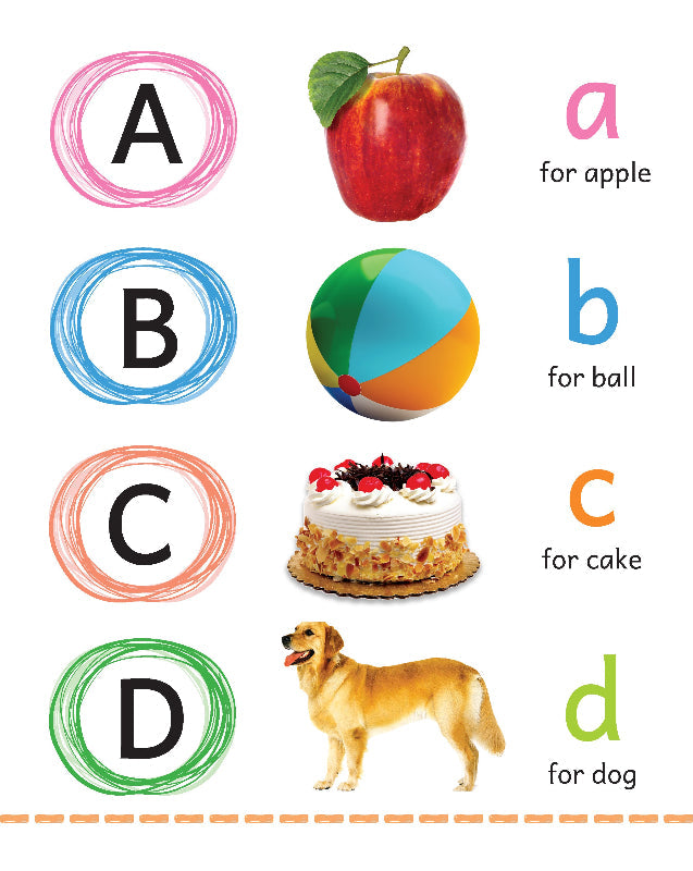 My Big Board Book - Alphabet - Colourful Learning for Toddlers - Kids Big Board Book