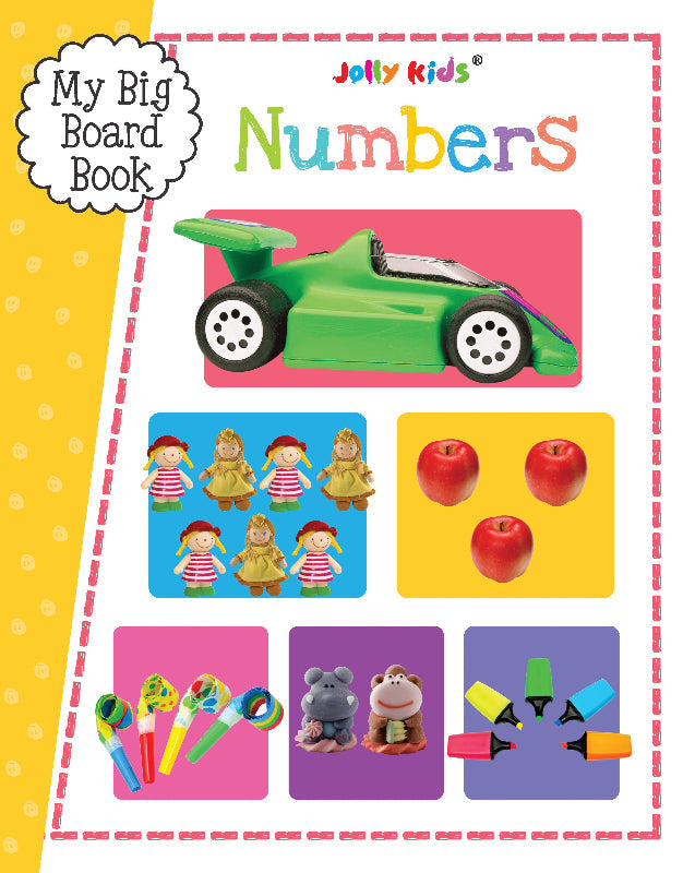 My Big Board Book - Numbers - Counting Book for Toddlers with Real Images - Kids Big Board Book