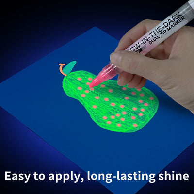 Doodleverse Glow In The Dark Dual Tip Markers