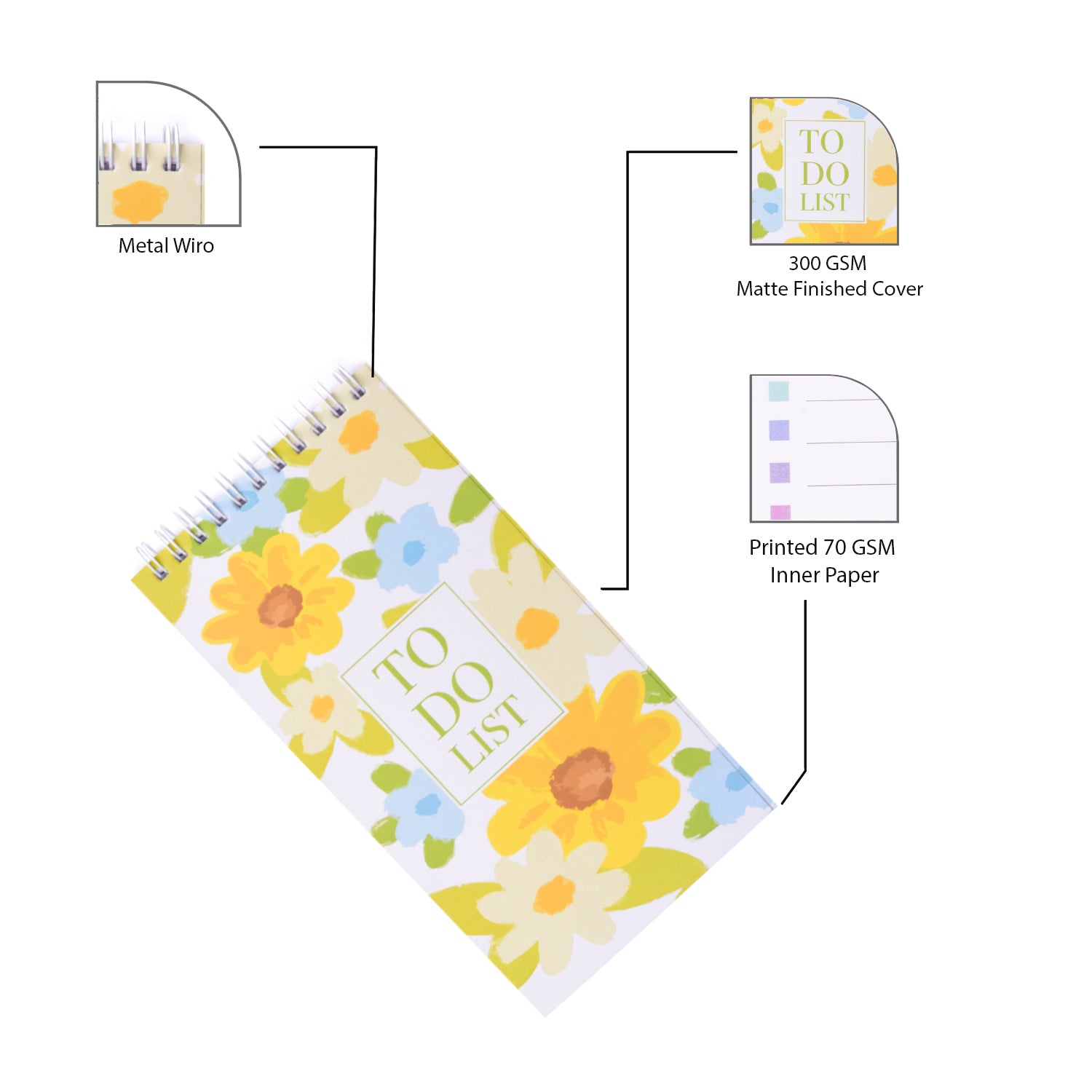 Floral To Do List - To Do List
