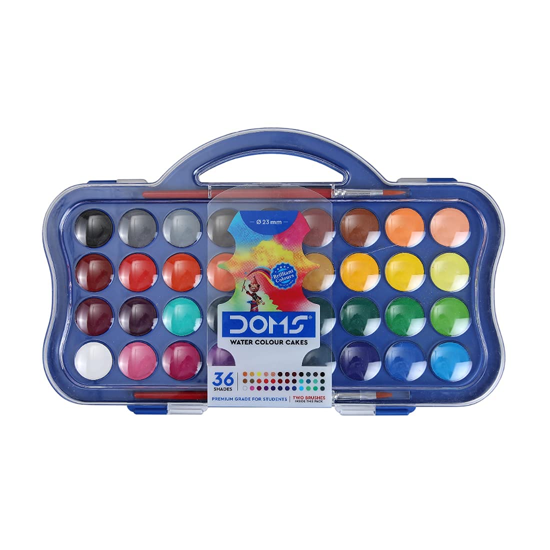 Doms 36 Shades Water Colour Cakes