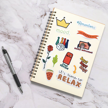 Coffee Vinyl stickers (Pack of 50)