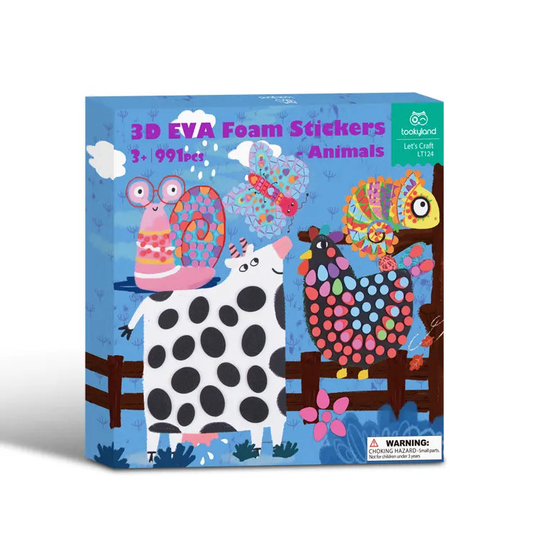 3D EVA Foam Sticker Activity