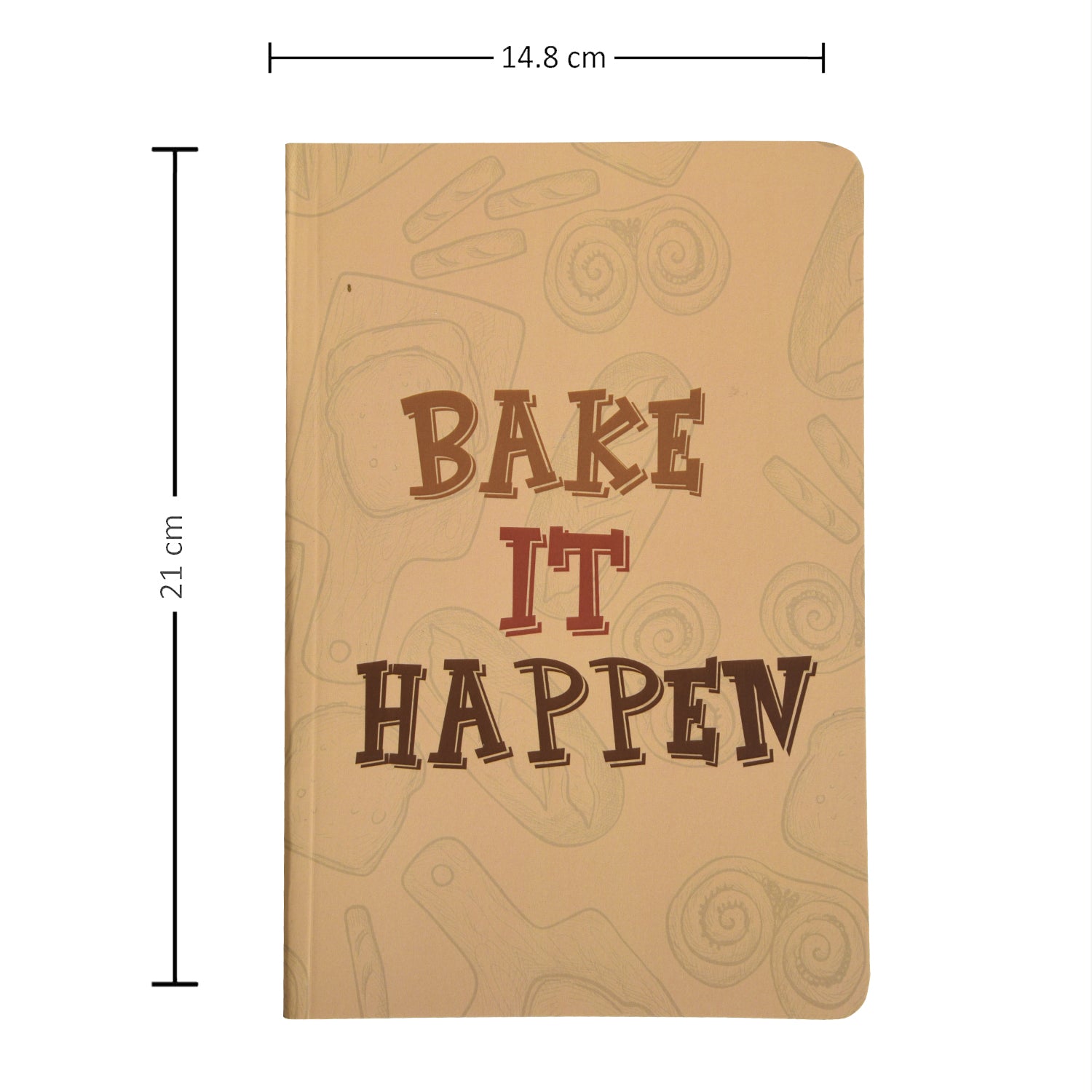 Bake It Happen A5 Notebook - A5 Notebook