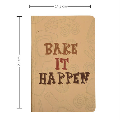 Bake It Happen A5 Notebook - A5 Notebook
