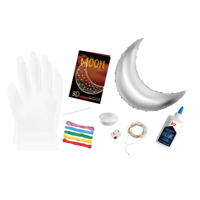 3D String Art Light Kit MOON - DIY Set for Kids