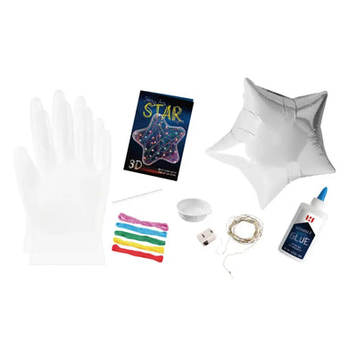 3D String Art Light Kit STAR - DIY Set for Kids