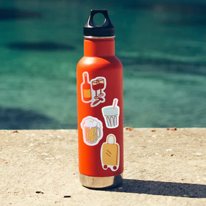 Coffee Vinyl stickers (Pack of 50)