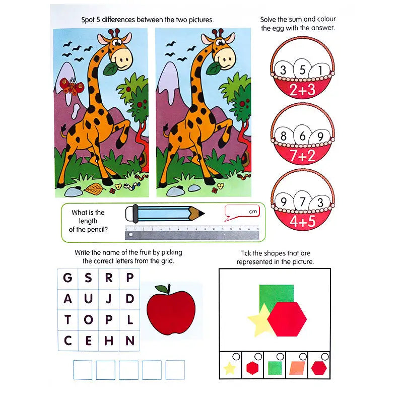 500 Activities Book 1 - Brain-Boosting Fun for Preschool & Primary Kids