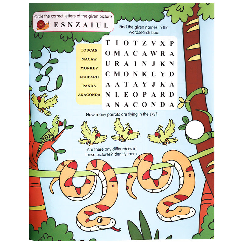 500 Activities Book 4 - Fun Worksheets for Early Learning & Logical Thinking