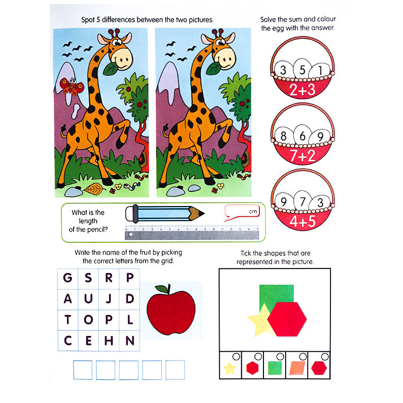 500 Activities Book 1 - Brain-Boosting Fun for Preschool & Primary Kids