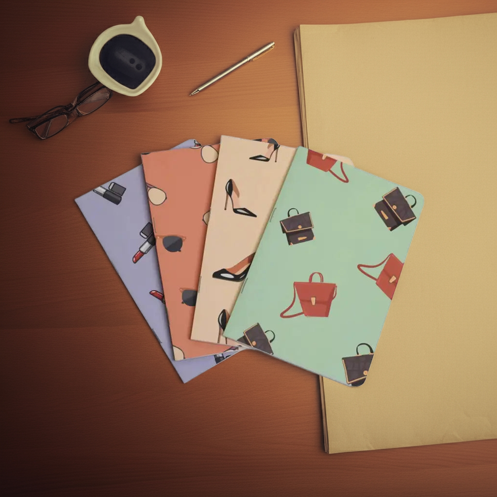 "Boss Lady" A5 Notebooks Unruled - Set of 4