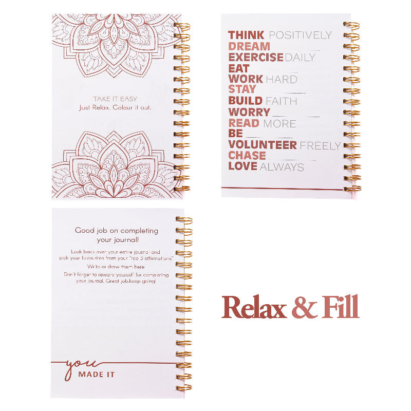 Rose Quartz - The Five-Minute Journal For A Daily Dose of Mindfulness
