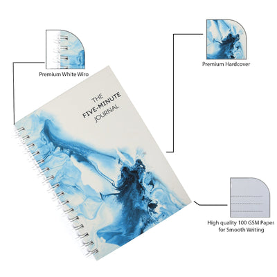 Five Minute Gratitude Journal | Daily Mindfulness & Reflection
