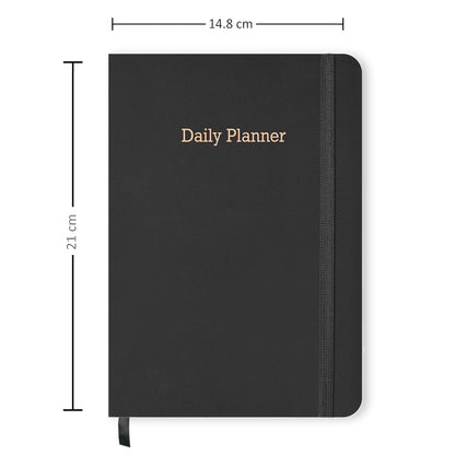 A5 Size Executive Daily Planner | Black