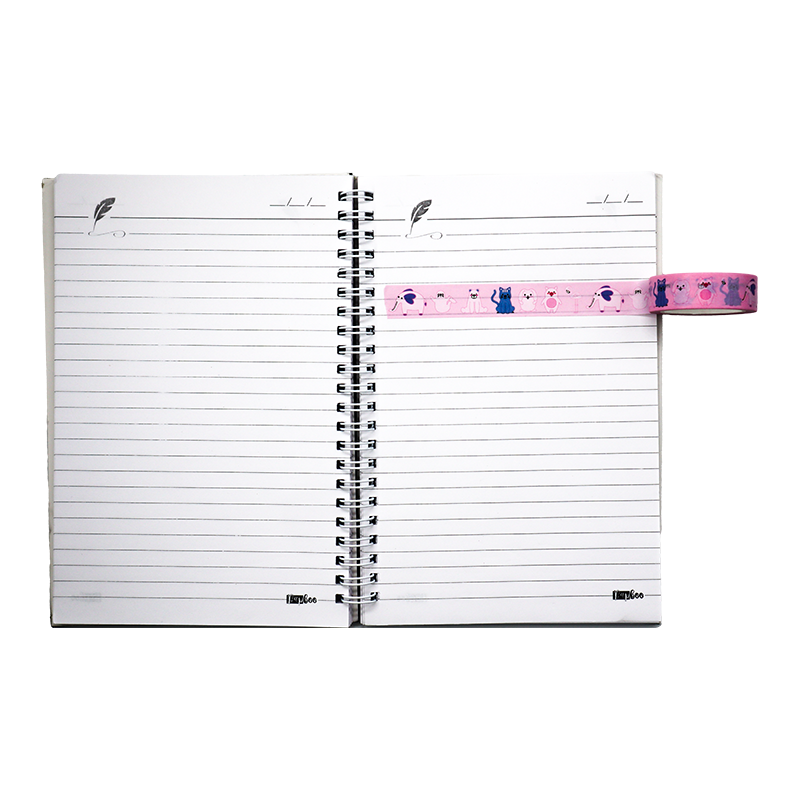 Easy to use washi material is simple to tear and apply, no scissors needed.