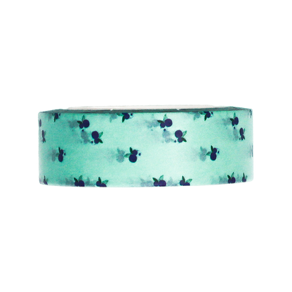 Add a sweet and fresh accent to your projects with this charming Blueberry Garden Washi Tape.