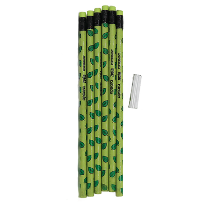 Apsara Zesta Scented Writing Pencils (Pack of 6) 3 Colours - Green - Pencils