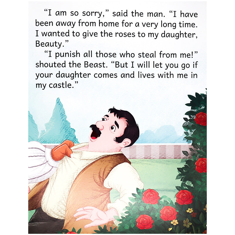 Beauty and the Beast - Illustrated Fairy Tale Book for Kids