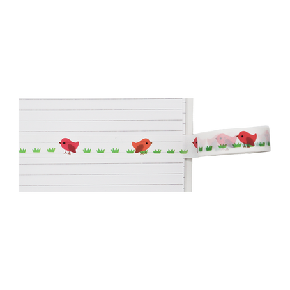 Washi tape ideal for decorating journals, planners, scrapbooks, greeting cards, and other DIY projects.