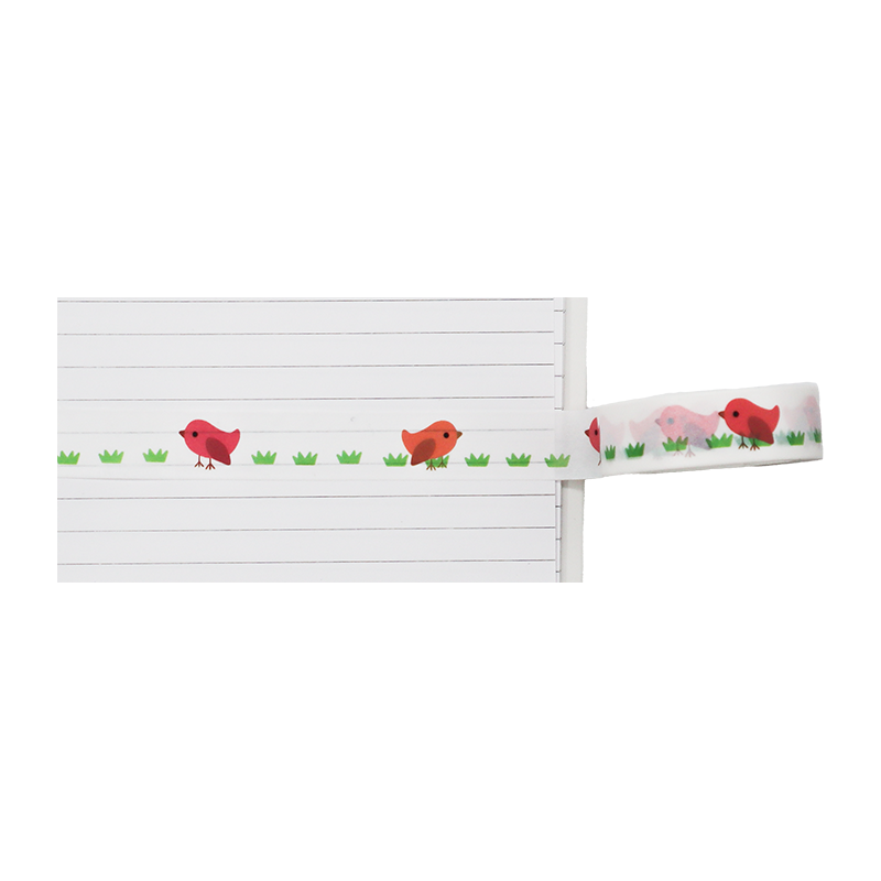 Washi tape ideal for decorating journals, planners, scrapbooks, greeting cards, and other DIY projects.