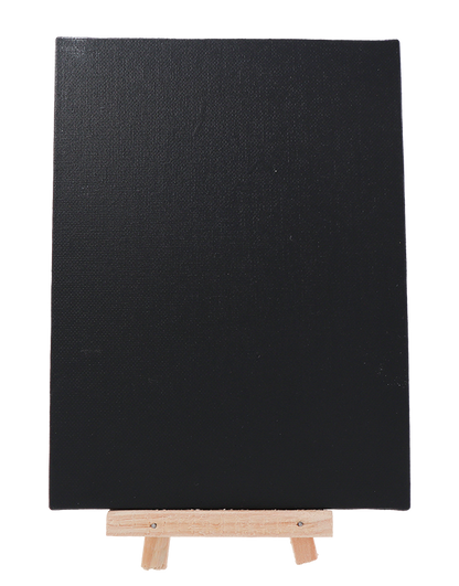 DoodleVerse 8 X 10 Canvas Board Black