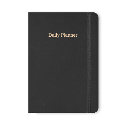 Black daily planner for professionals