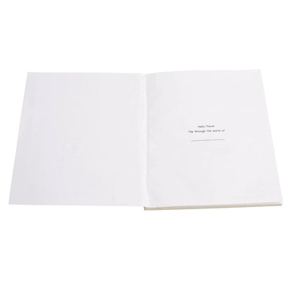 Blue Butterfly Ruled Hardcover Notebook - Notebook