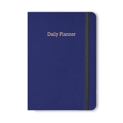 Blue daily planner