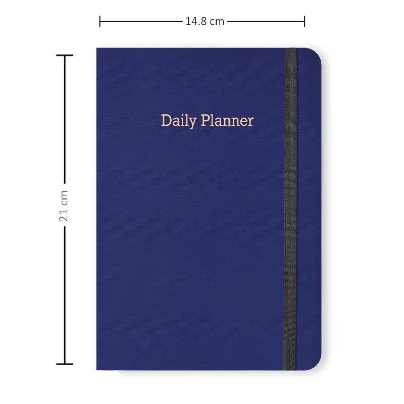 Blue daily planner
