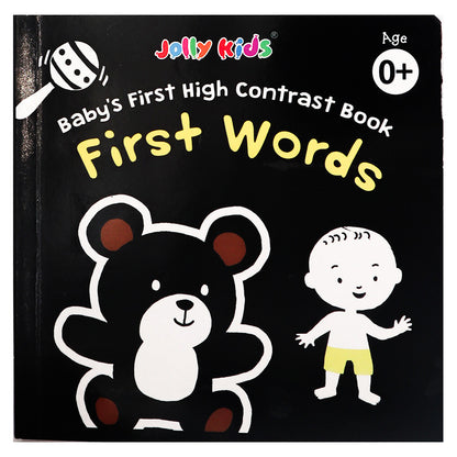 First Words High Contrast Baby Board Book Age 0 +