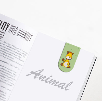 Animal Magnetic Bookmark - Pack of 6 - Bookmark