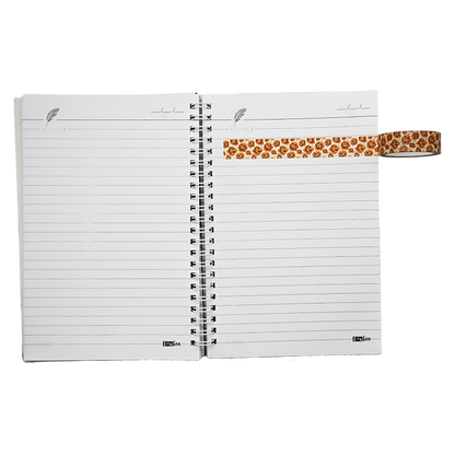 The washi material is simple to tear and apply, no scissors needed.
