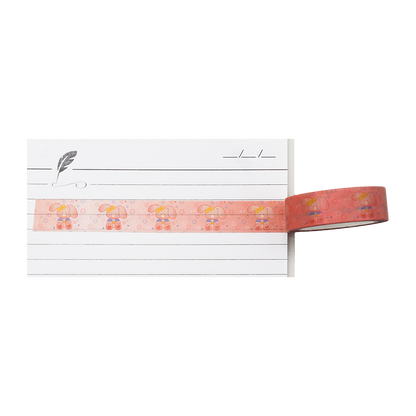 Washi tape ideal for decorating journals, planners, scrapbooks, greeting cards, and other DIY projects.