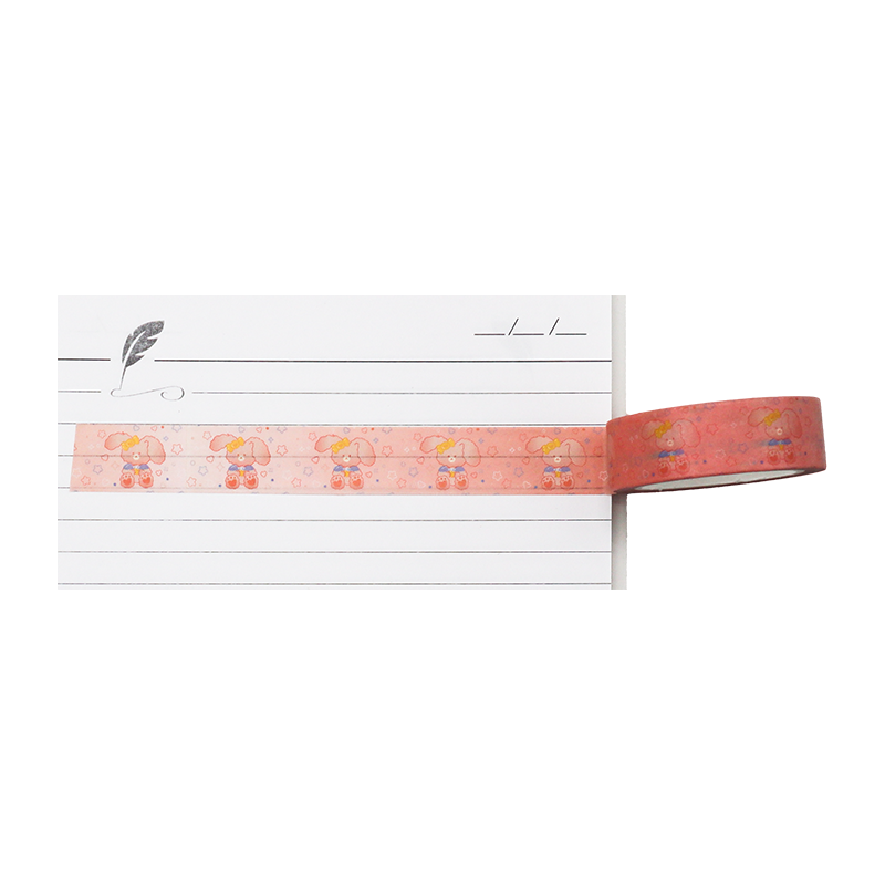 Washi tape ideal for decorating journals, planners, scrapbooks, greeting cards, and other DIY projects.