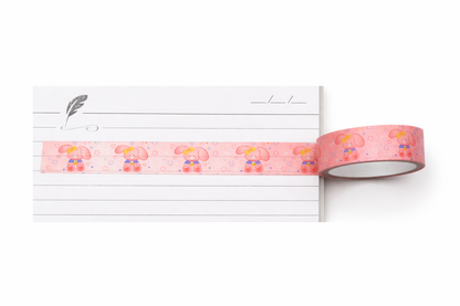 Pink washi tape with cartoon characters buy from doodleverse