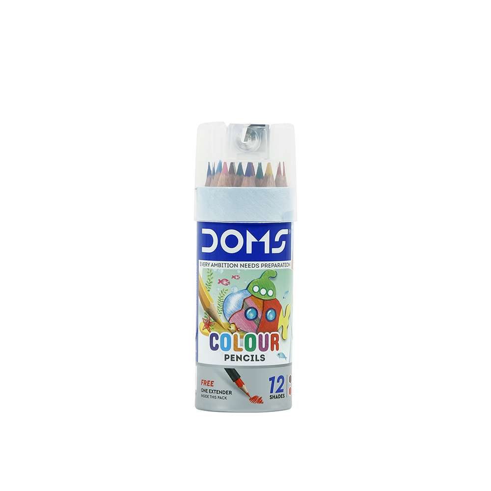 Colour pencils for colouring 12 shades 