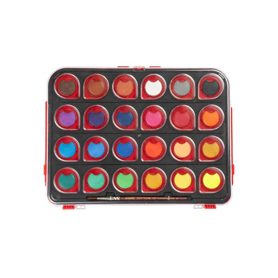Camel ColourPad Watercolour Cake 24 Vibrant Shades