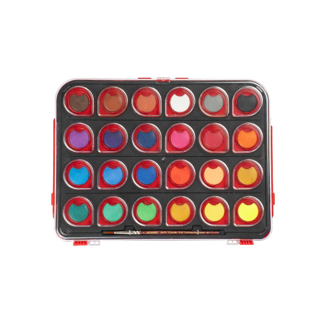 Camel ColourPad Watercolour Cake 24 Vibrant Shades