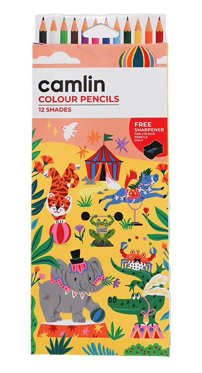 Camlin Pencil Colour -12 Shades