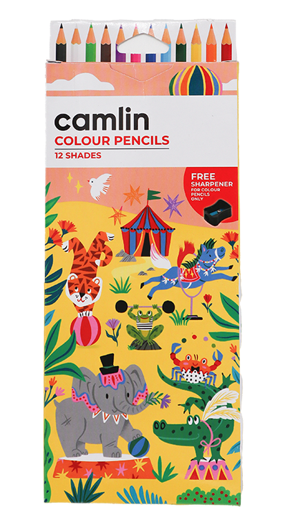 Camlin Pencil Colour -12 Shades