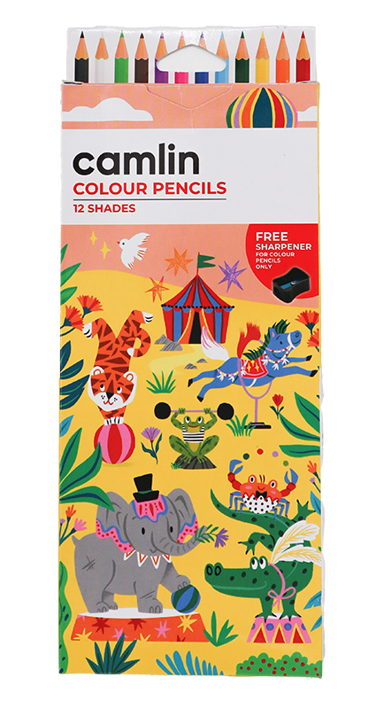 Camlin Pencil Colour -12 Shades