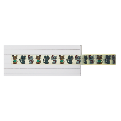 washi tape is easily peel off and re-stick without damaging surfaces, perfect for experimenting with different layouts.