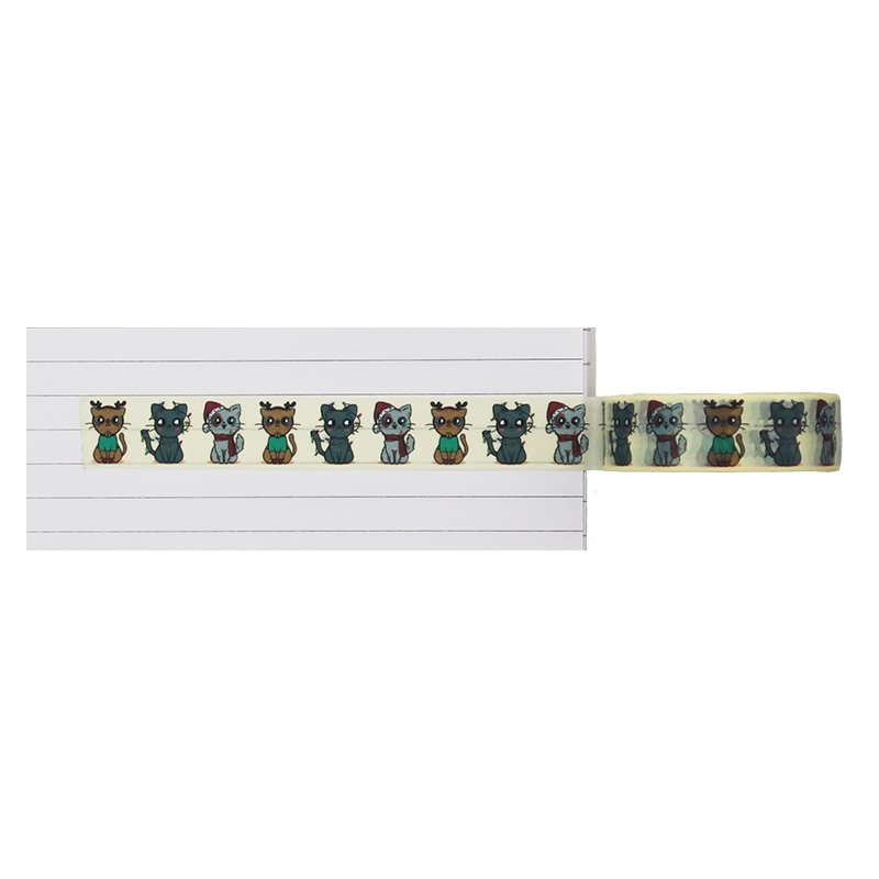 washi tape is easily peel off and re-stick without damaging surfaces, perfect for experimenting with different layouts.