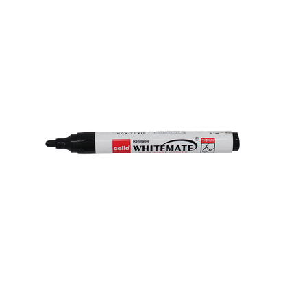 Cello Whitemate marker with Bold & Clear writing
